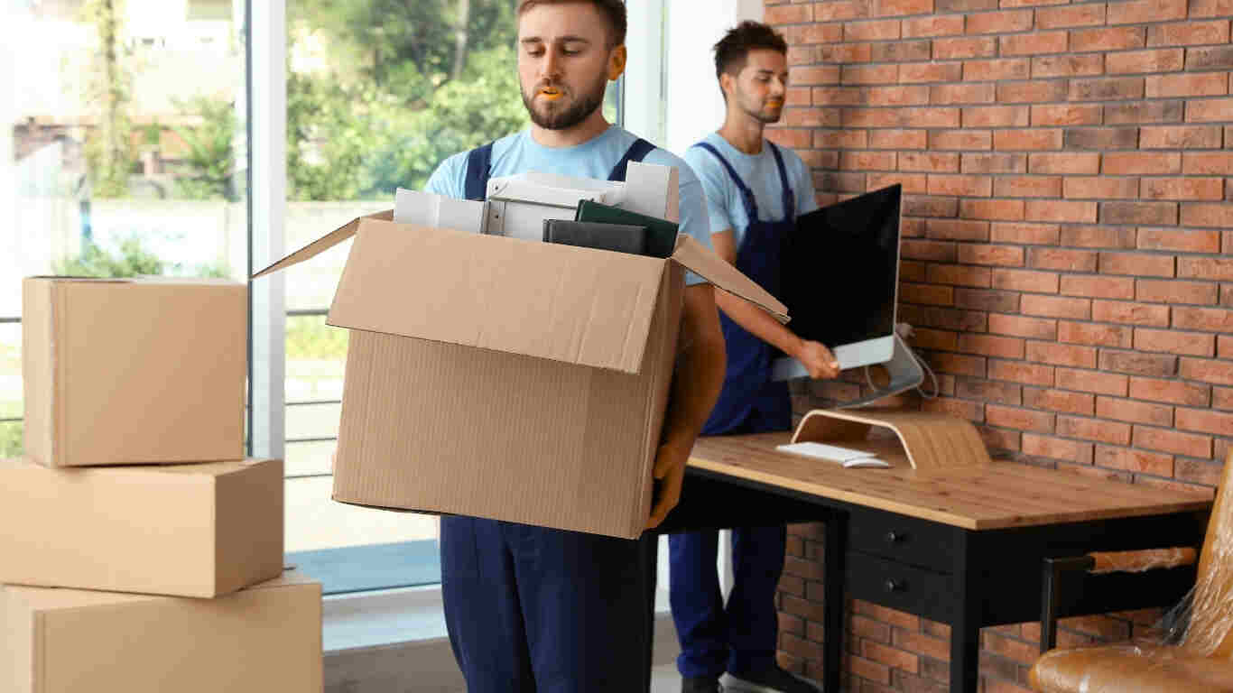 Team providing reliable office moving services in Dubai