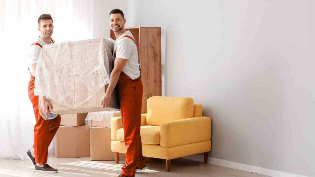 Experienced movers offering furniture packing services in Dubai for home relocation