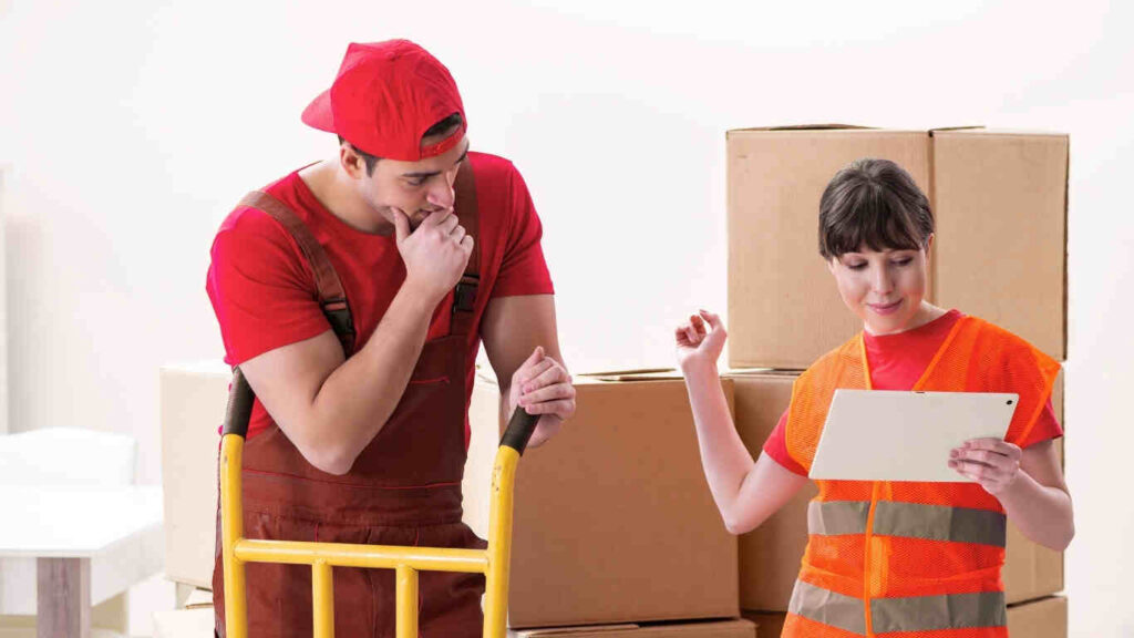 Trusted professional moving company in Dubai packing household and office items securely