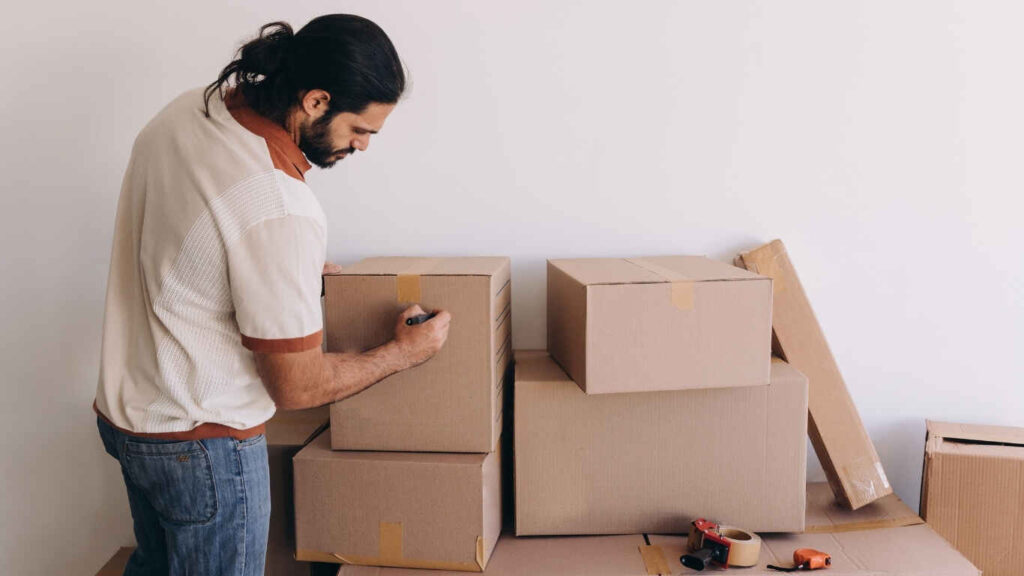 Experienced professional moving company in Dubai loading furniture into moving trucks