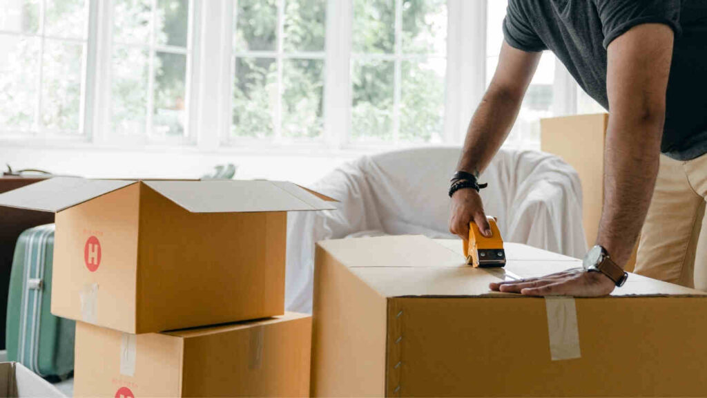Experienced office relocation experts in Dubai moving desks and office furniture safely