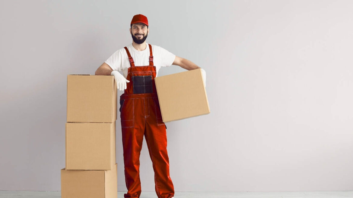 Professional movers from the best packing and moving company in Dubai handling furniture safely
