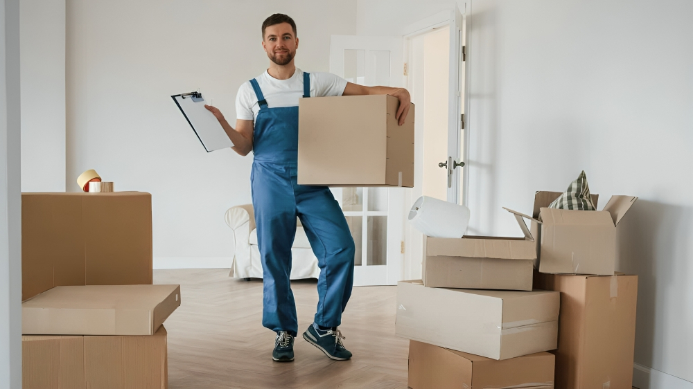 Expert movers offering reliable home moving services with modern transport trucks