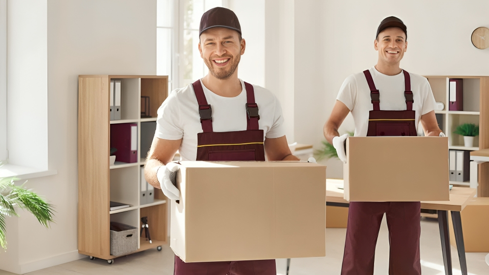 Best home shifting movers and packers loading furniture into truck in Dubai