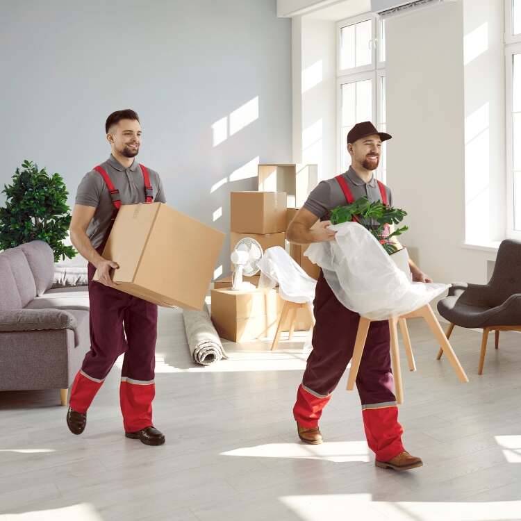 Professional house shifting service in Dubai team packing household items